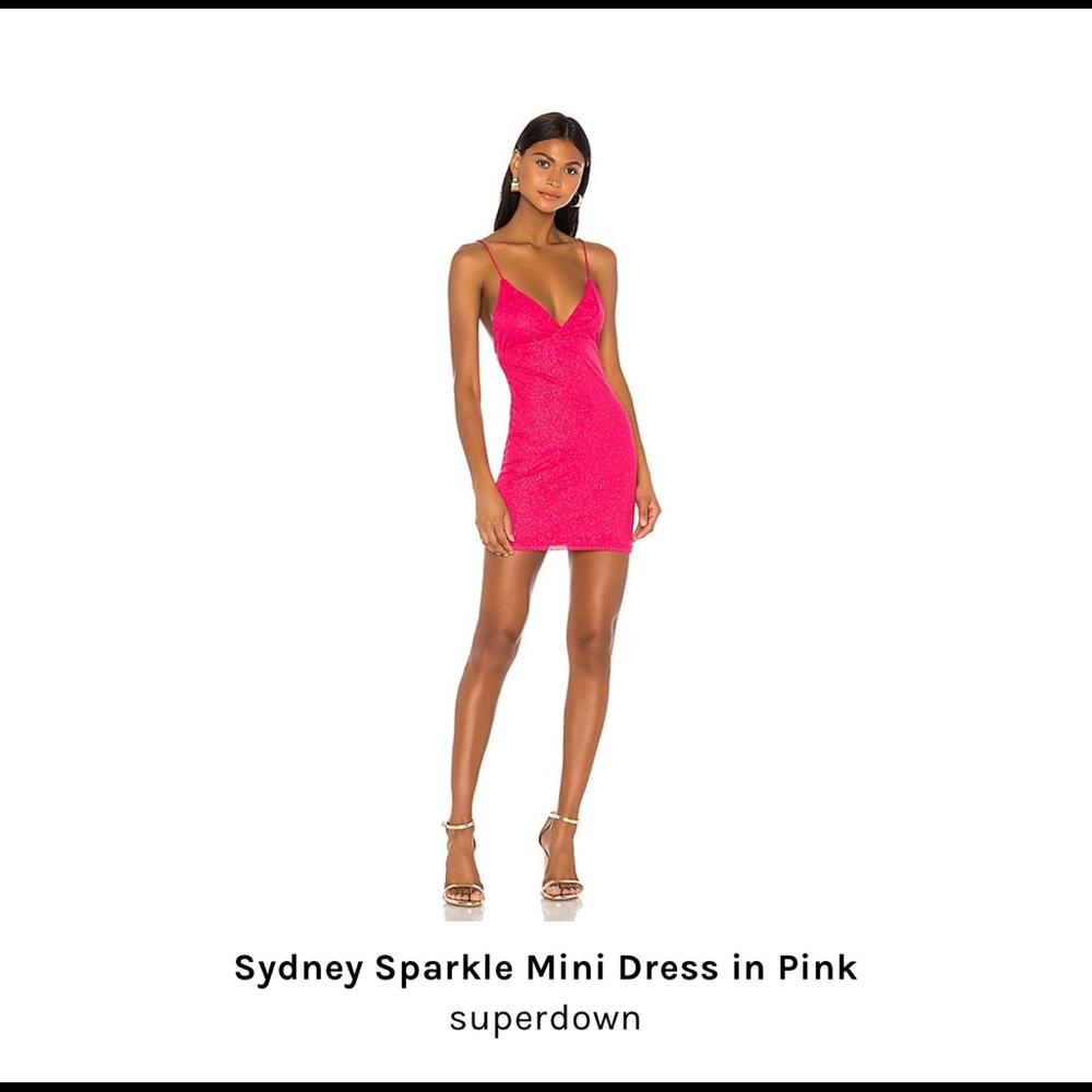 Superdown Sydney Sparkle Mini Dress